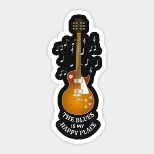 Blues Guitar Music Sticker